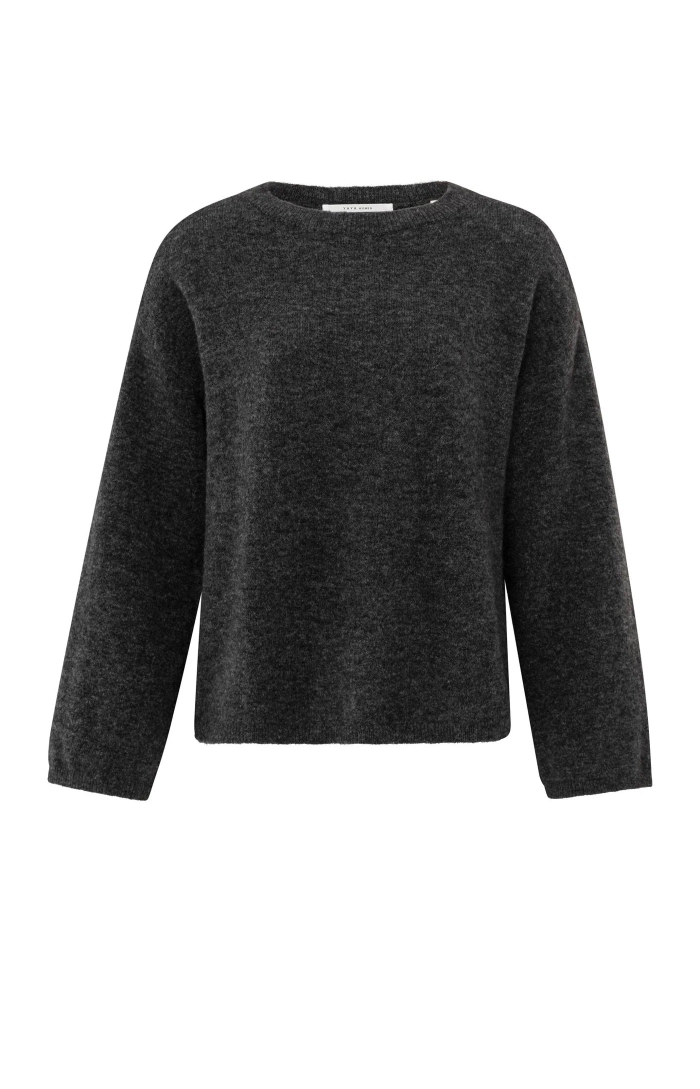 Oversize-Pullover mit Rundhals