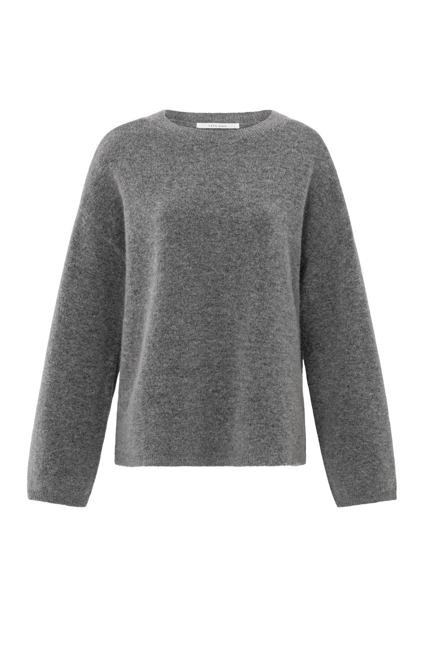 Oversize-Pullover mit Rundhals