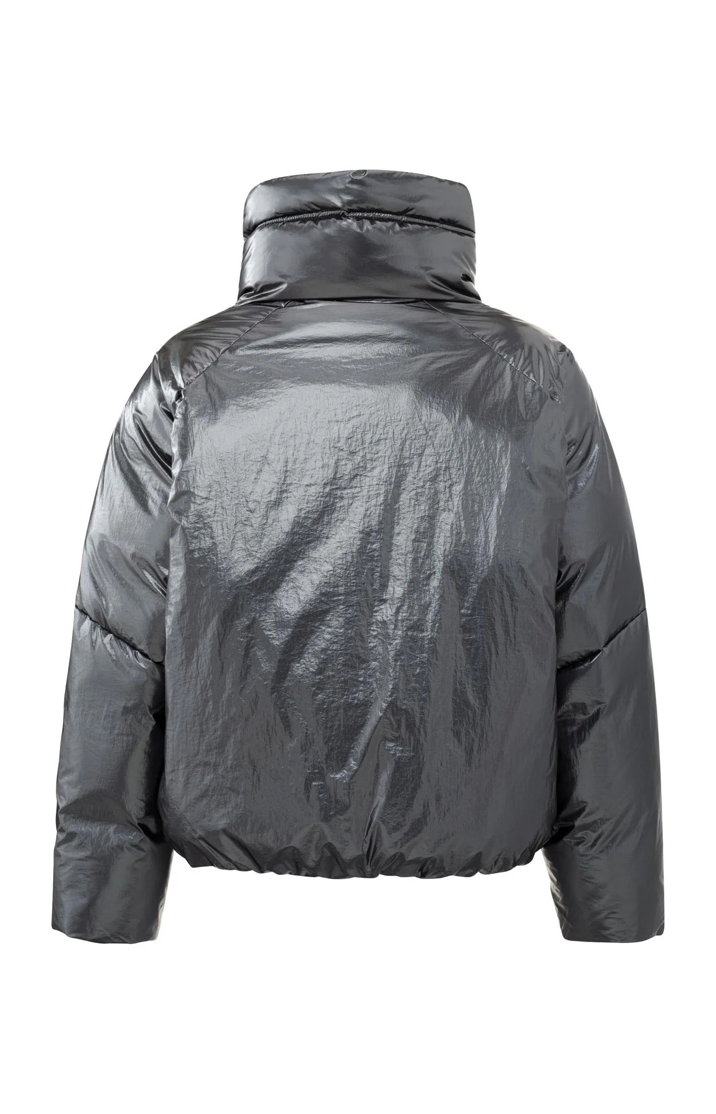 Metallic-Oversize-Jacke