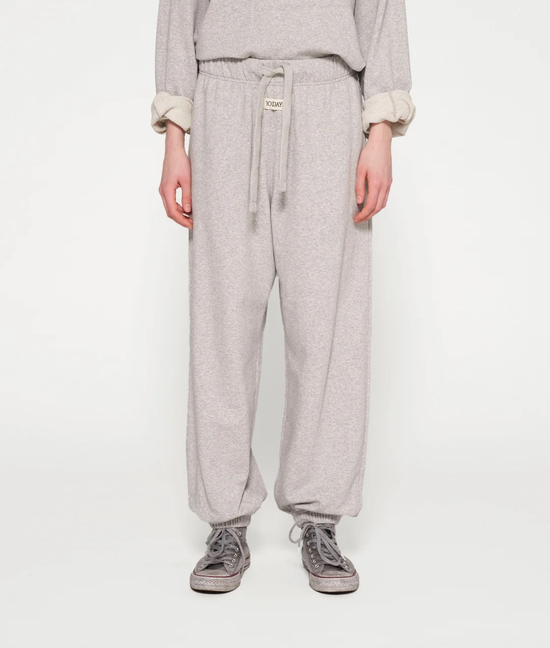 Bar Jogger Fleece light grey melee