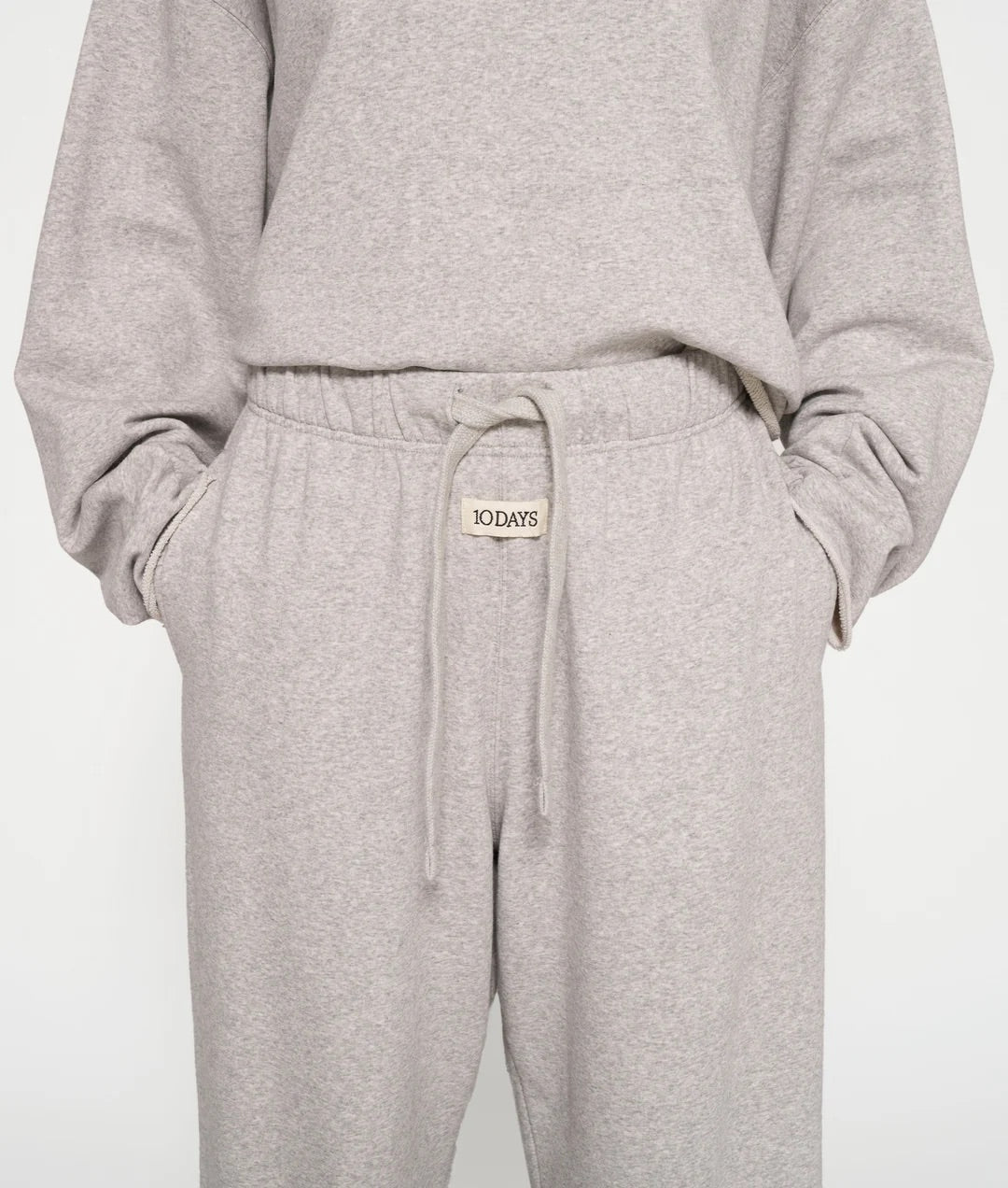 Bar Jogger Fleece light grey melee