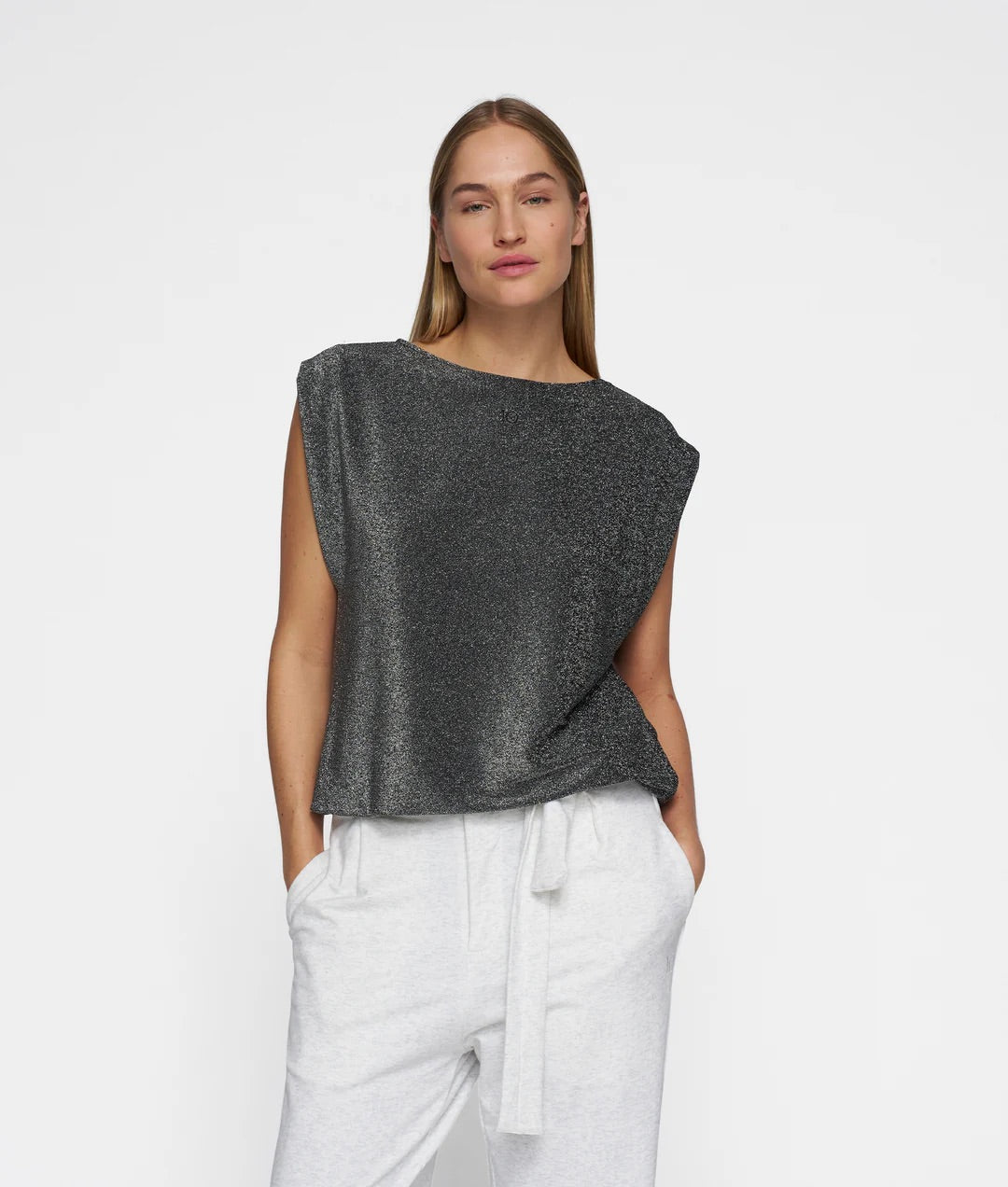 Sleeveless Top Glitter