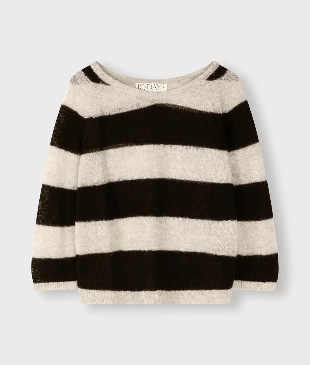 Sweater Thin Knit Stripes