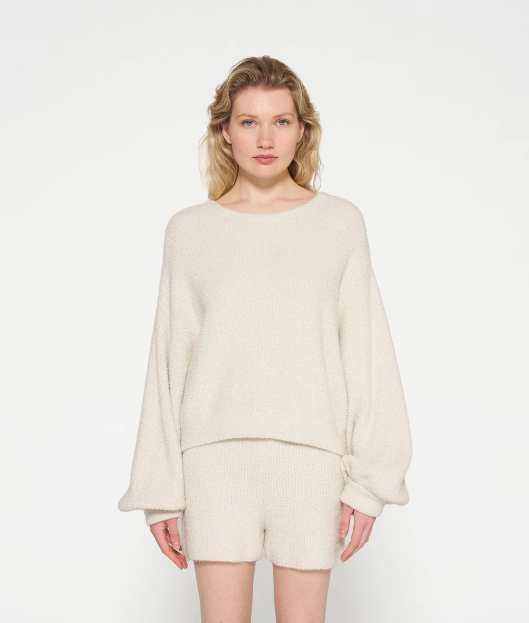 Bouclé Knit Sweater