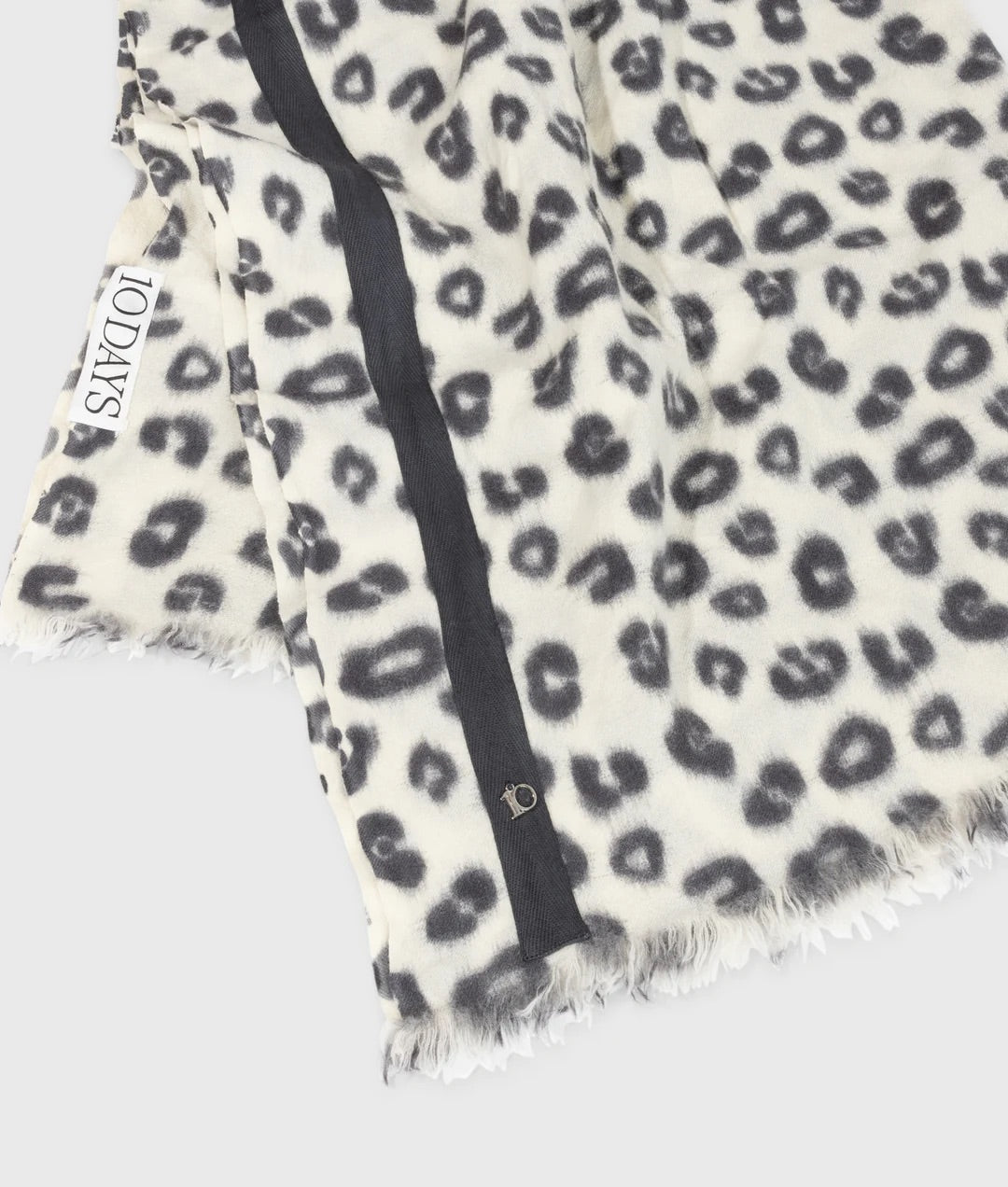 Scarf Boiled Wool Leopard