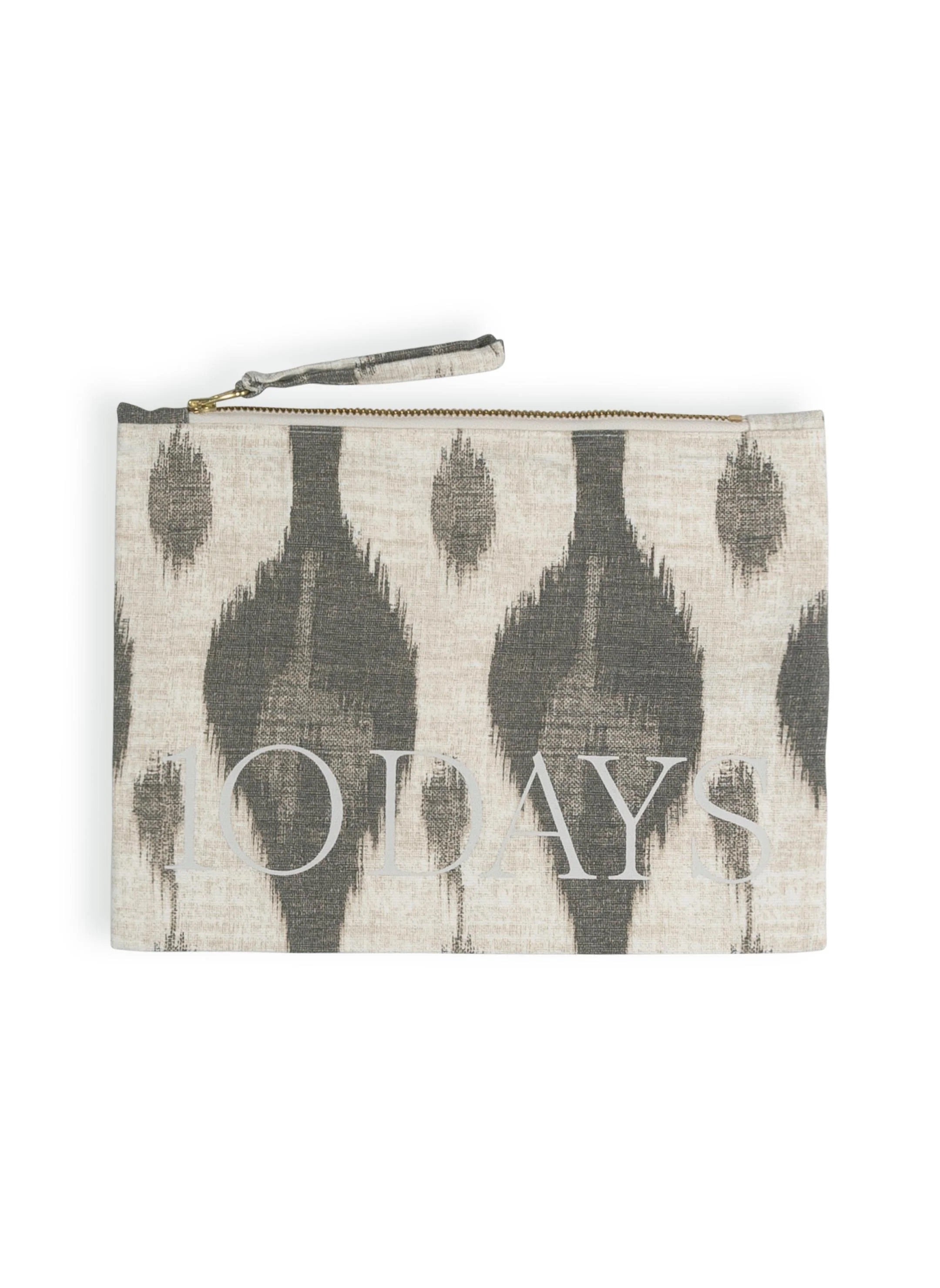 Canvas Clutch Ikat