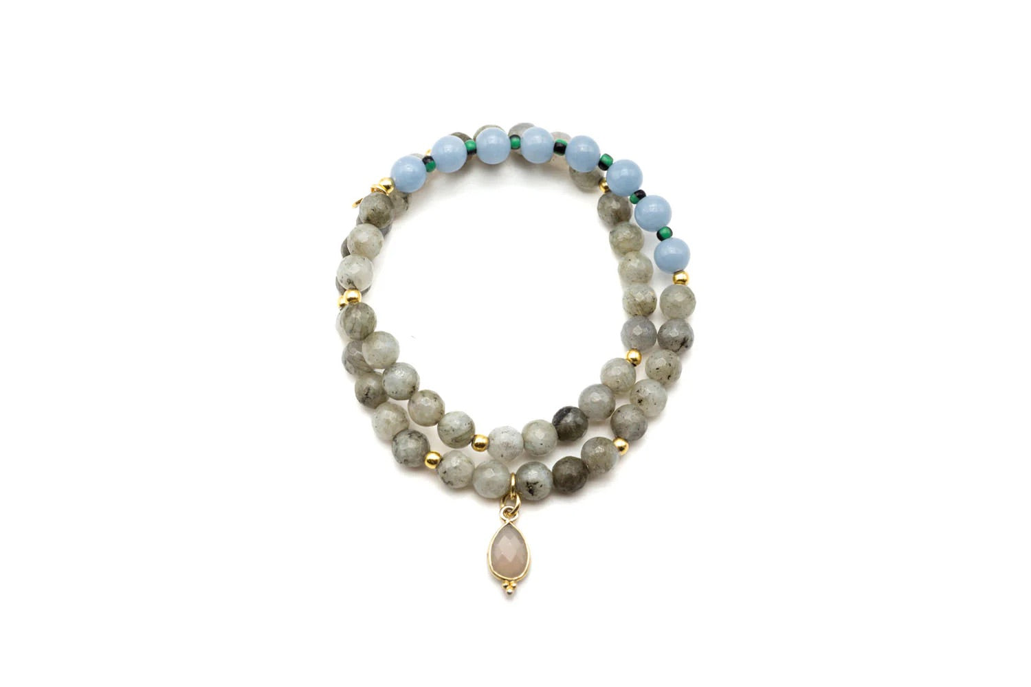 Armband „Mala Twin Stormy Grey“