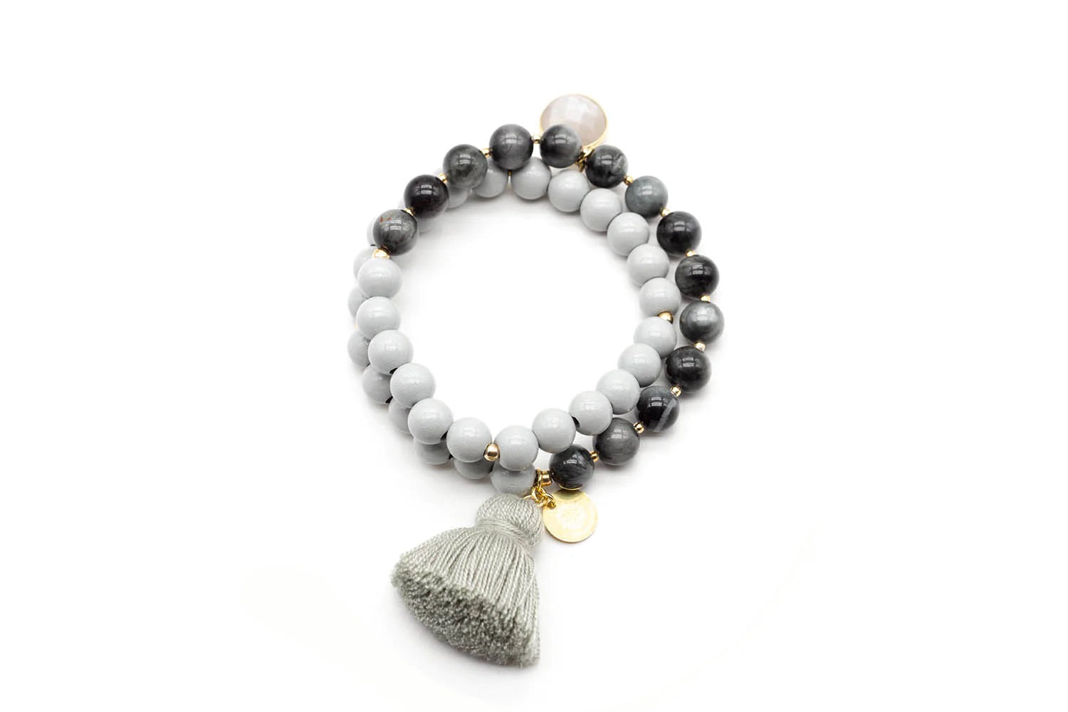 Armband „Mala Twin All Grey“