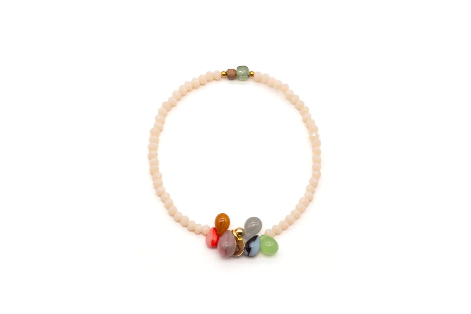 Armband „Mala Single 6Drops Creme“