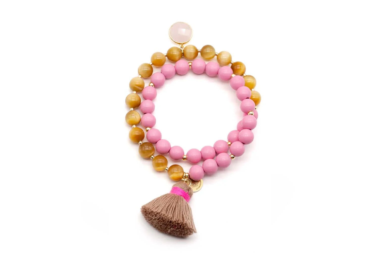 Armband „Mala Twin Pink Tiger“