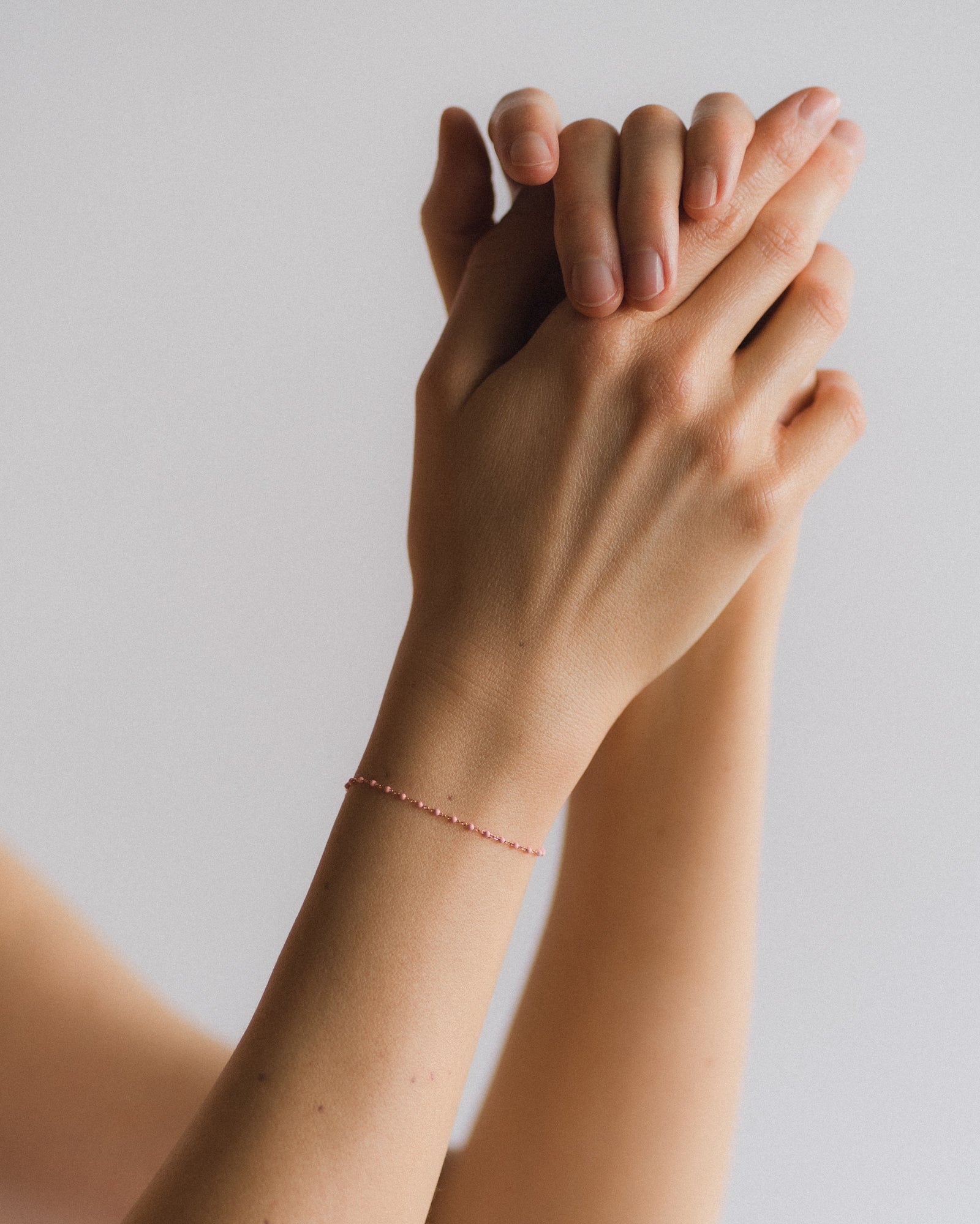 Emaille-Armband "Rosé DotsDLL"