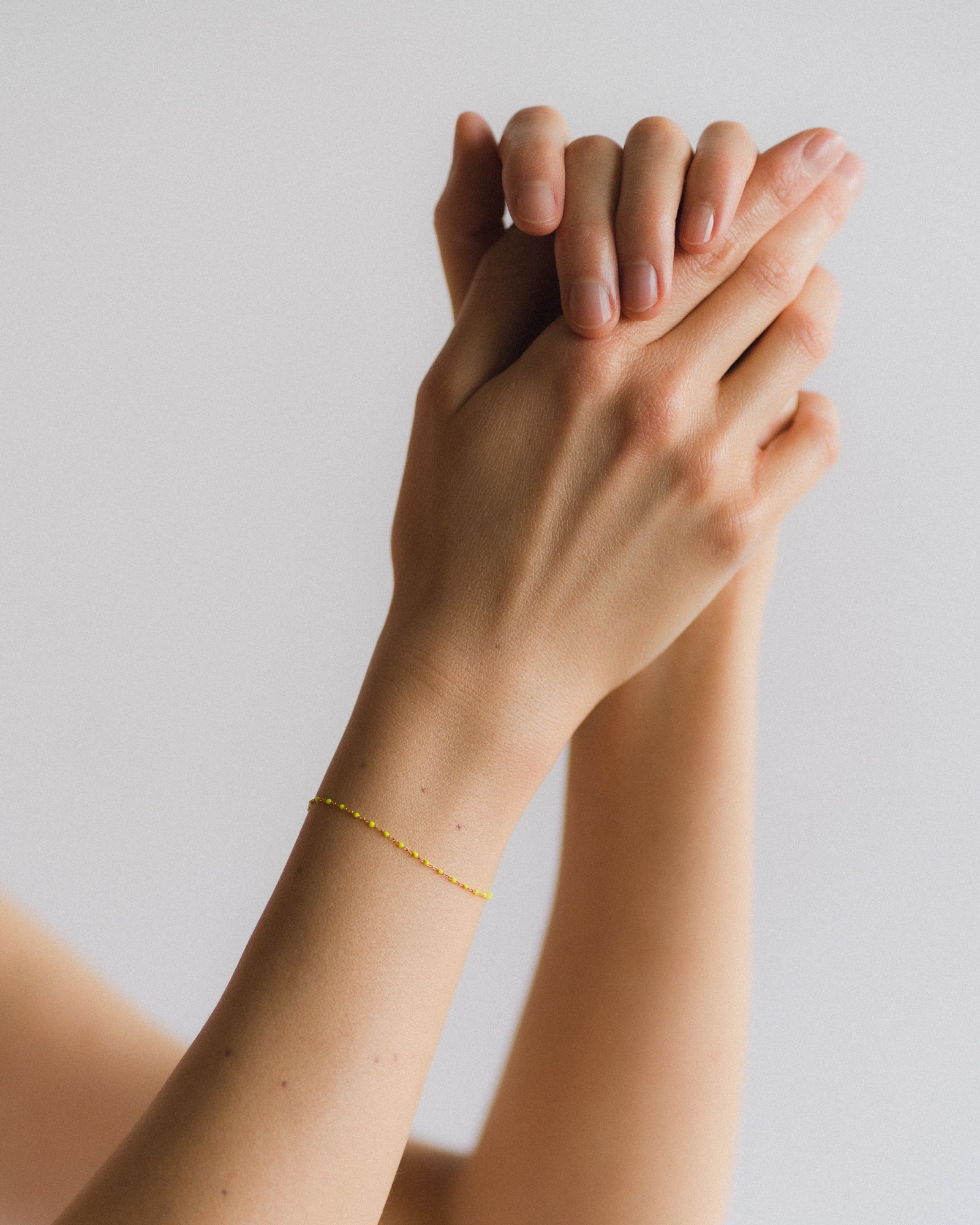 Emaille-Armband "Yellow DotsDLL"