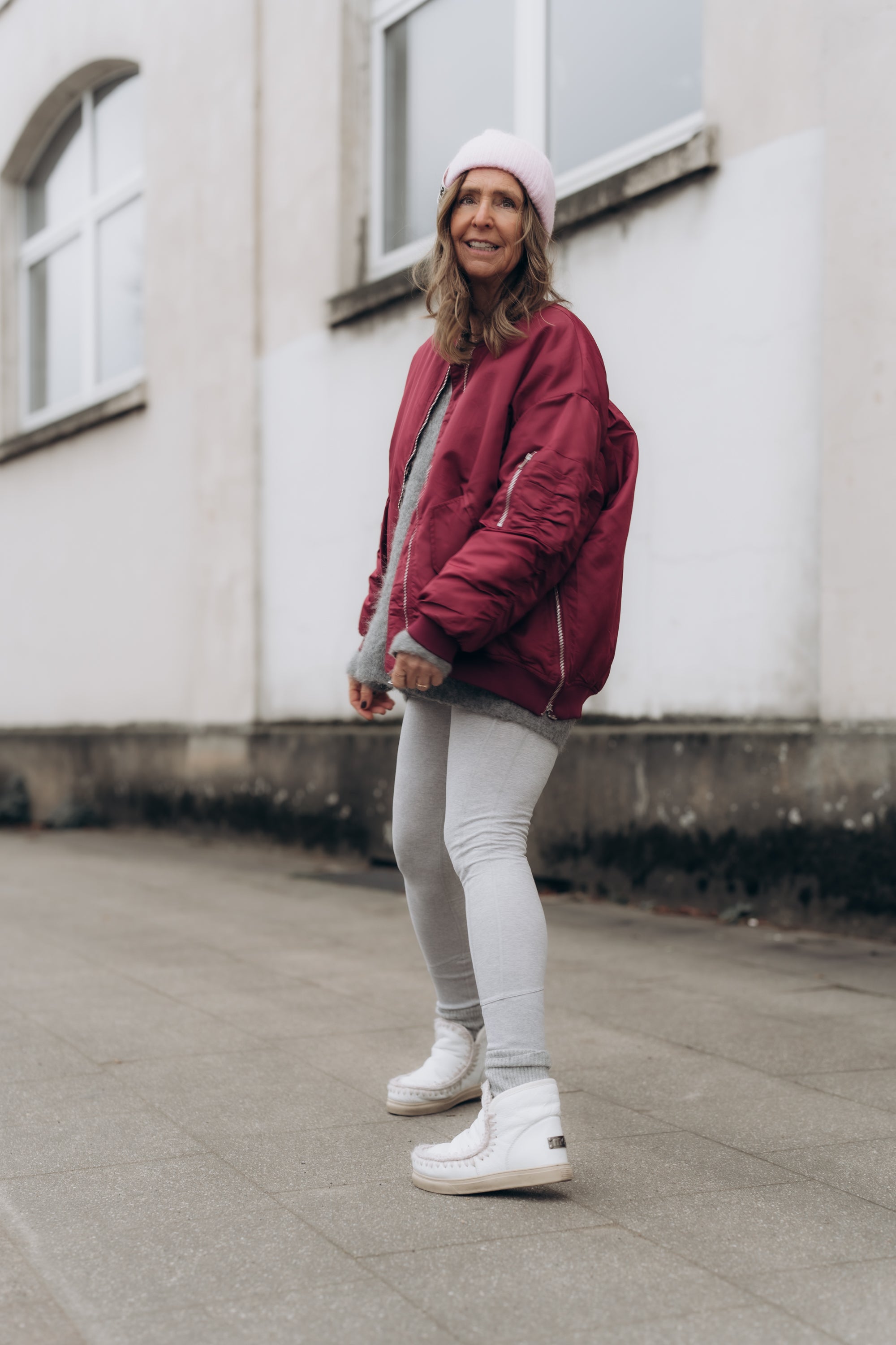 Bomberjacke „LizDLLleo“ bordeaux