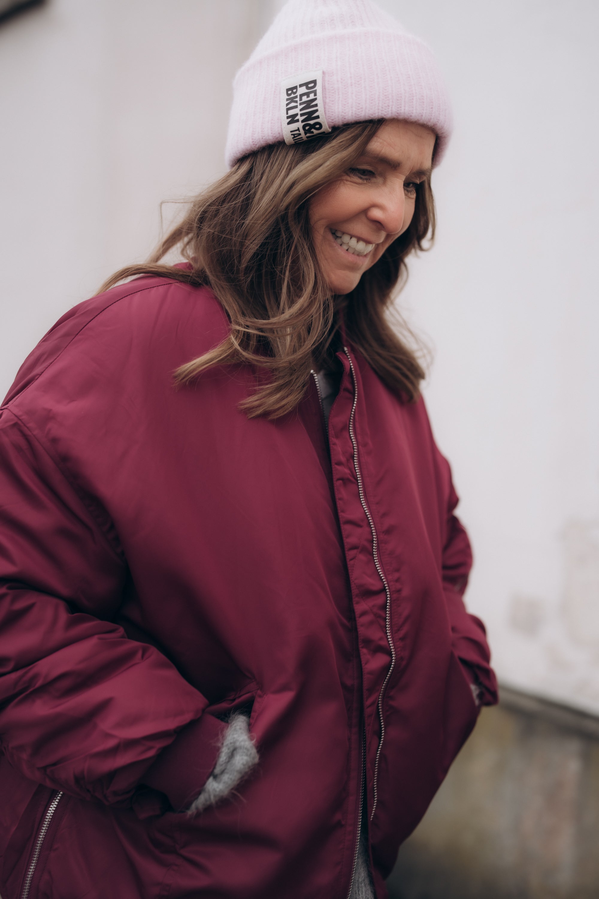 Bomberjacke „LizDLLleo“ bordeaux