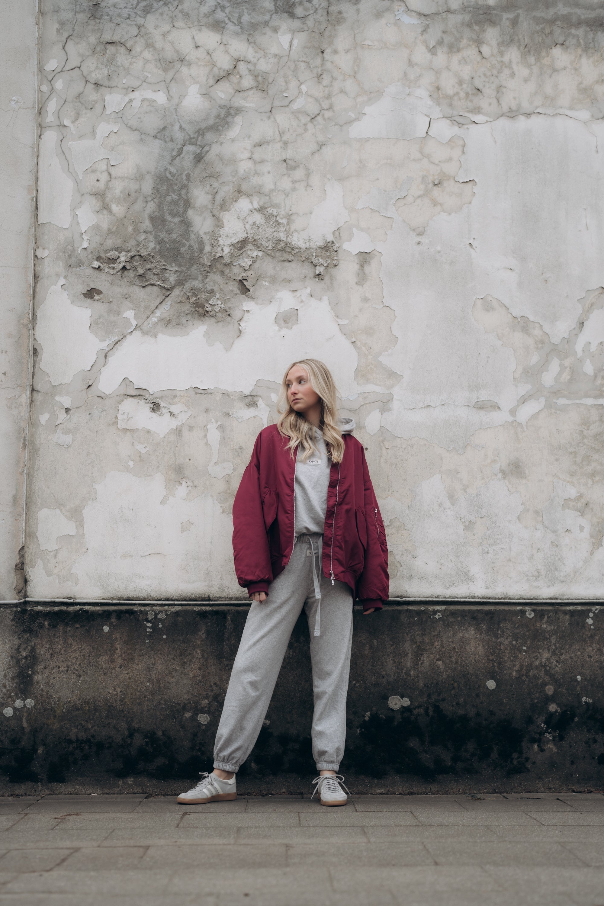 Bomberjacke „LizDLLleo“ bordeaux