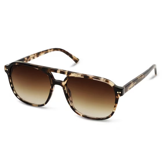 Sonnenbrille „Zurich Oversize Crystal Tortoise Brown“